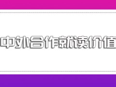 中外合作的进修方式是值得选择的在职考研方式吗其办学机构靠谱吗