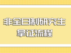 非全日制研究生主要的报考拿证流程以及报考之前需要满足的基本要求