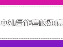 中外合作招生时对于报考者的学历要求是怎样的入学阶段的难度如何