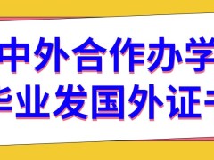 中外合作办学毕业发的证书是中外两所学校的吗要到国外参加结业考试吗