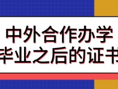 中外合作办学毕业之后能得到几样证书呢所得到的证书能用于考公务员吗