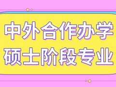 中外合作办学的硕士专业特别受到人们关注吗此项目费用都高吗