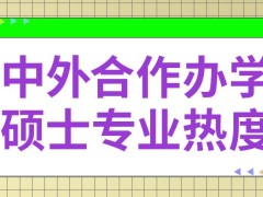 中外合作办学硕士专业里哪类受欢迎呢可通过研招网来报名吗