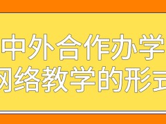 中外合作办学也会采用网络教学的形式吗在就读期间可以掌握海外资源吗