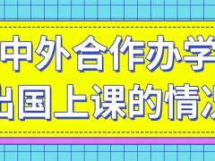 中外合作办学出国上课的情况多不多呢若只在国内学习最终会都得到什么证书呢