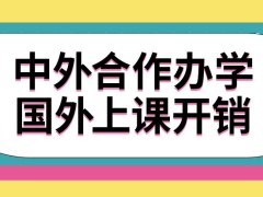 中外合作办学若去国外上课开销更高吗若在国内读能申请毕业证吗