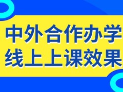 中外合作办学线上上课效果也是一样的吗最终拿证后都需要认证吗