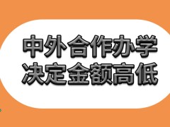 中外合作办学学费方面是要看是否出国来决定金额高低吗外语课程采用什么语种教学呢