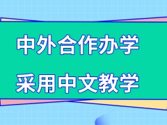 中外合作办学国内外都是采用中文教学吗毕业会获取学历证吗