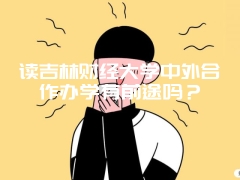 读吉林财经大学中外合作办学有前途吗？