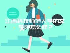 江西科技师范大学的文学院怎么样？