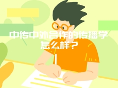 中传中外合作的传播学怎么样？