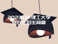 2023山东理工大学研究生招生简章