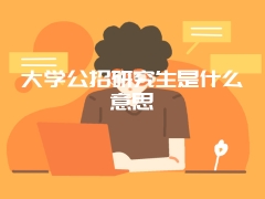 大学公招研究生是什么意思