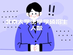 北京大学法学学硕招生人数