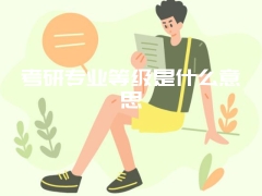 考研专业等级是什么意思