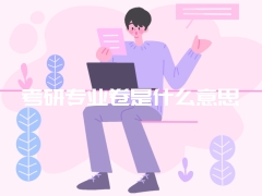 考研专业卷是什么意思