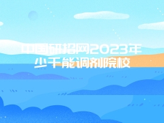 中国研招网2023年少干能调剂院校