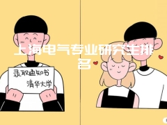 上海电气专业研究生排名